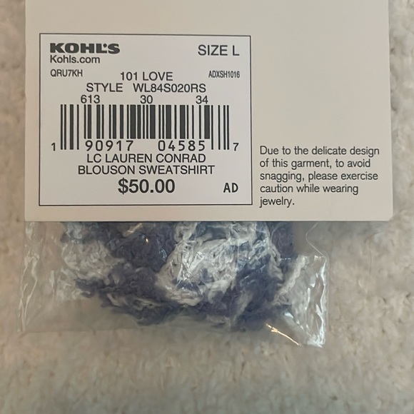 NWT Large LC Lauren Conrad Love Sweater - Picture 4 of 8